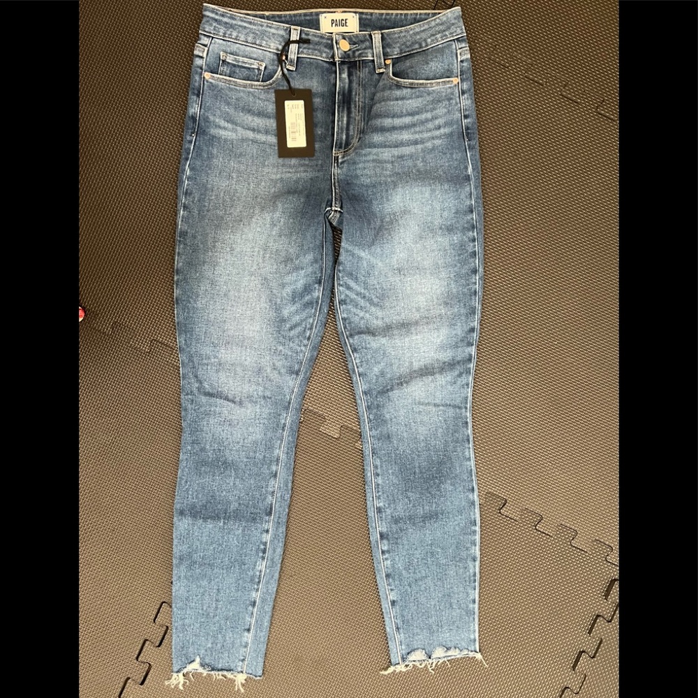 Paige Hoxton Raw Hem Skinny Jeans